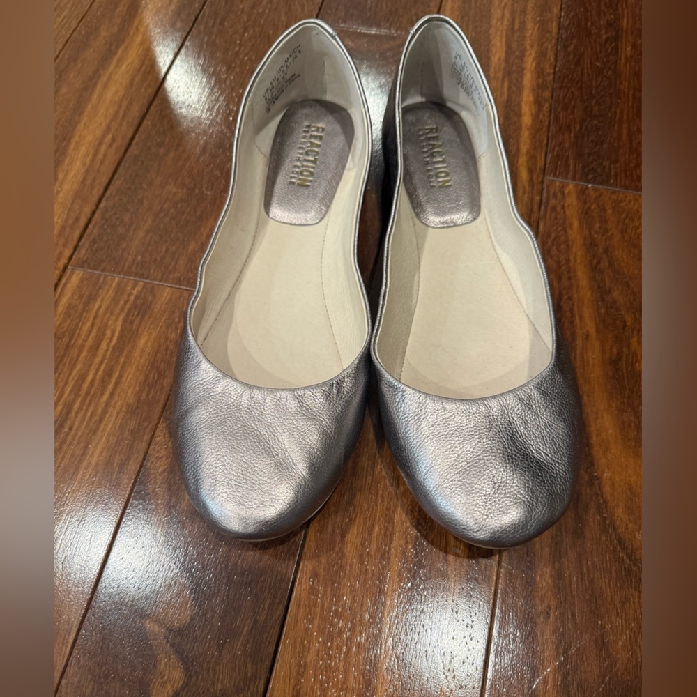 Reaction Kenneth Cole Metallic Flats